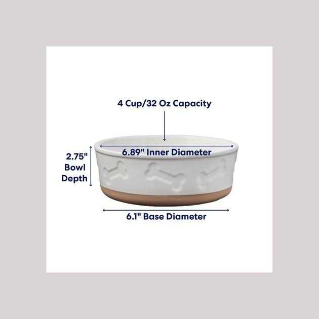 Ceramic Dog & Cat Bowl P449