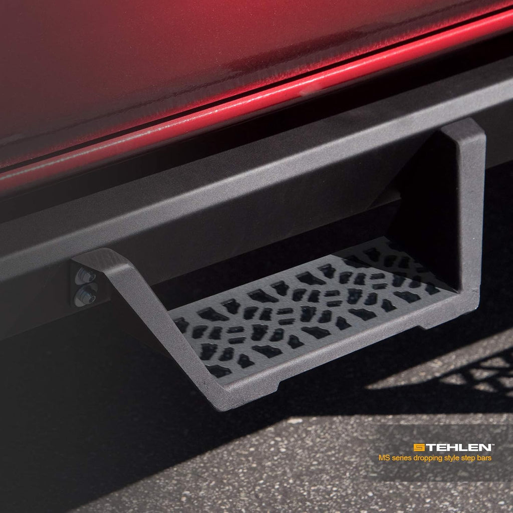 Matte Black Modular Drop Step Side Nerf Bars Rail Running Boards X733373