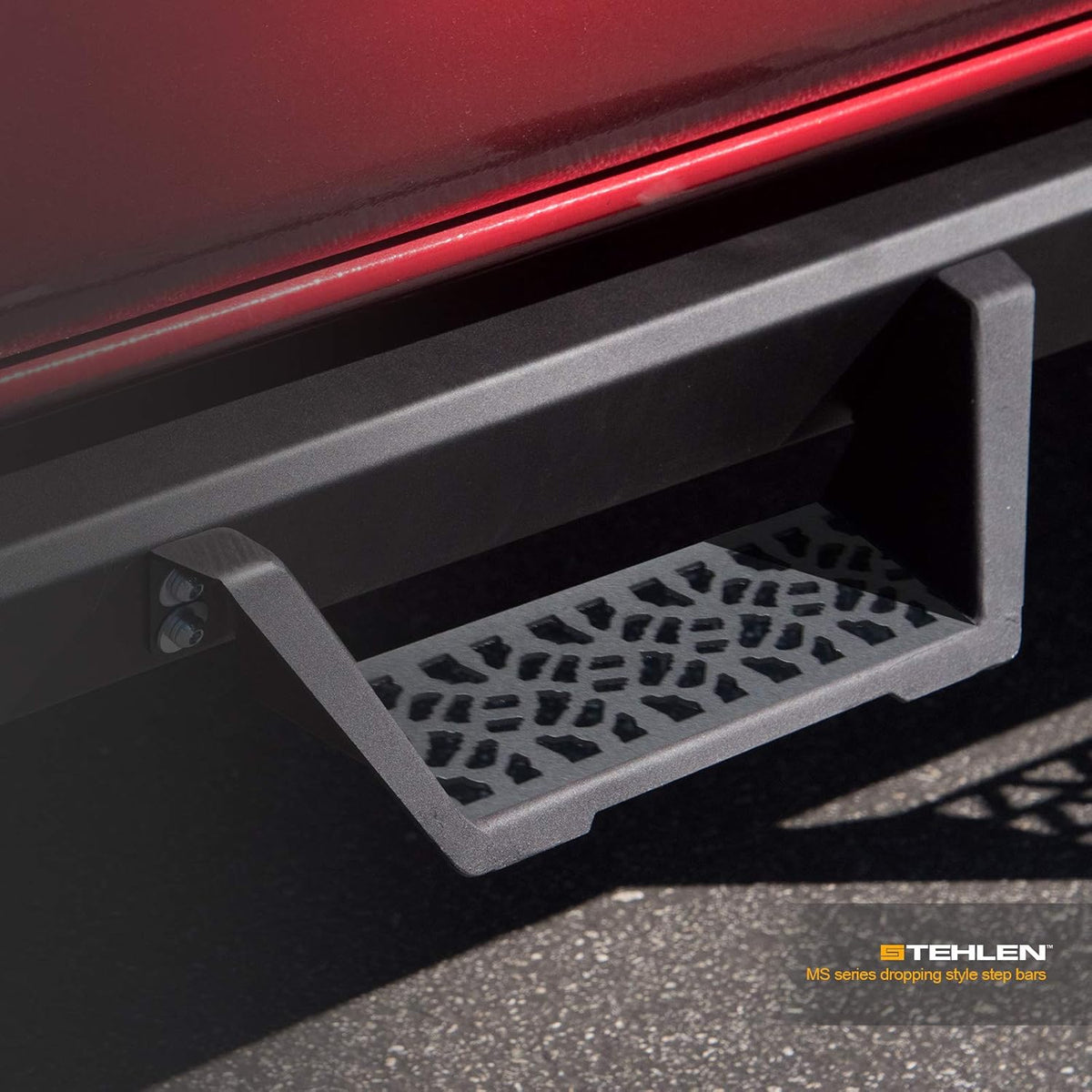 Matte Black Modular Drop Step Side Nerf Bars Rail Running Boards X733373