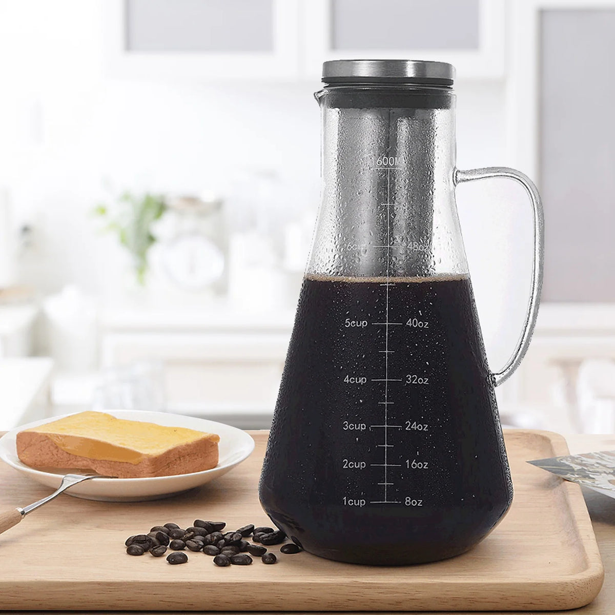 Cold Brew Coffee Maker Glass Pitcher with Filter U472