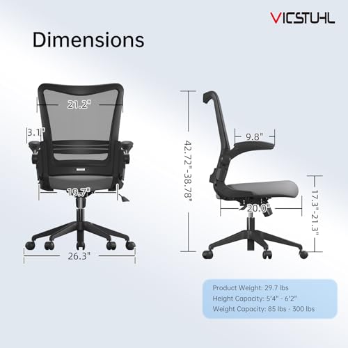 Ergonomic Mesh Office Chair with Wheels U554659