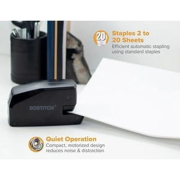 20-sheet Electric Stapler Black W290