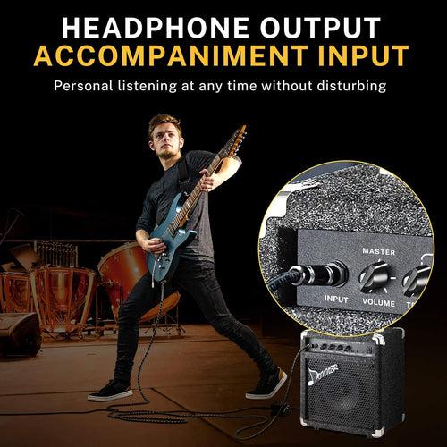 15W Bass Guitar Amplifier with Cable T488