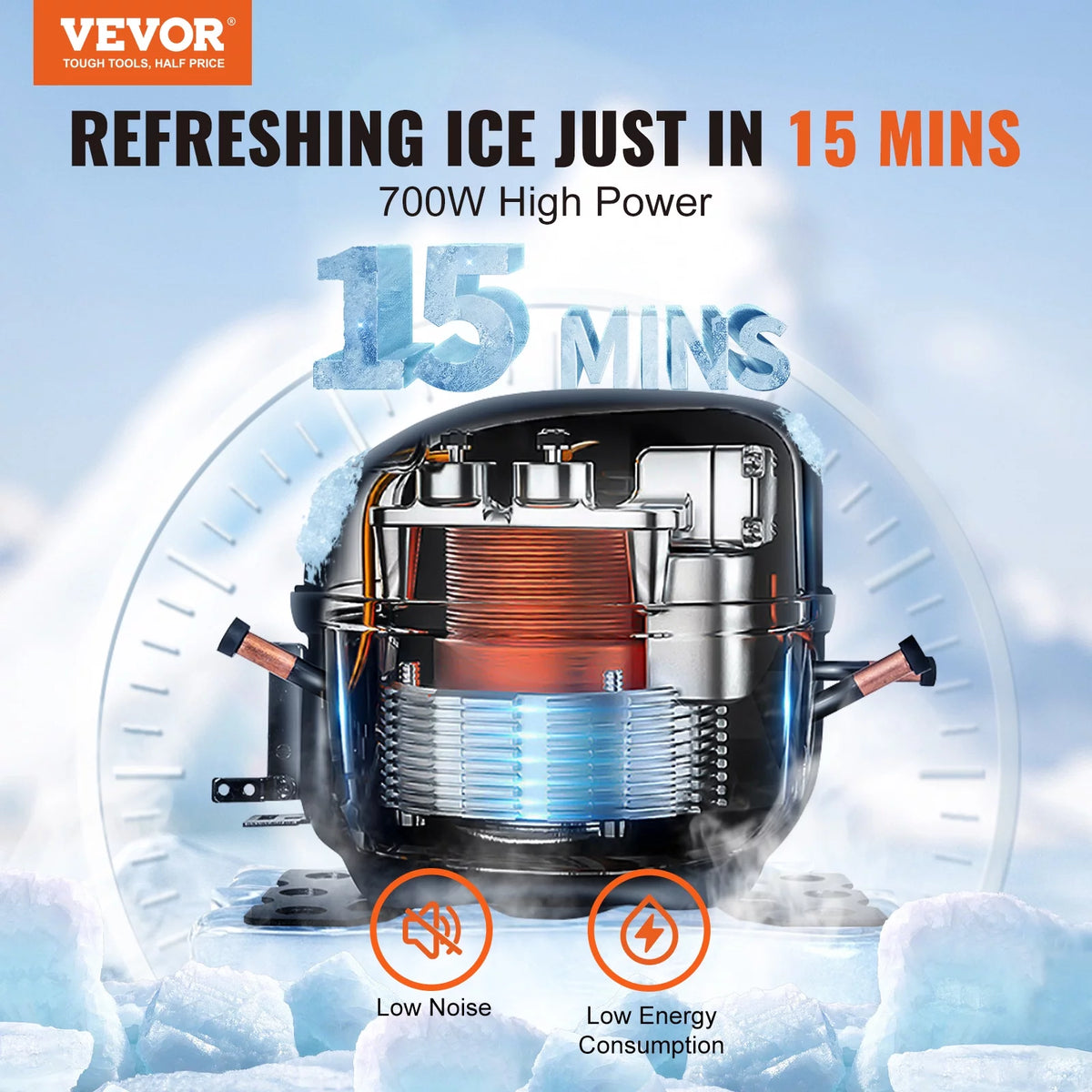 Commercial Ice Maker with Storage Bin L98862
