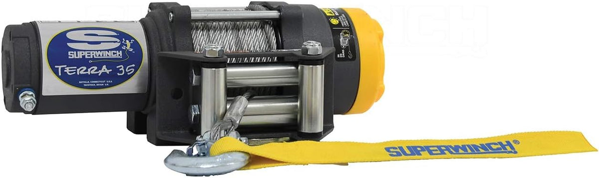 Terra 35 3500lbs Single Line Pull Winch with Roller Fairlead P17691