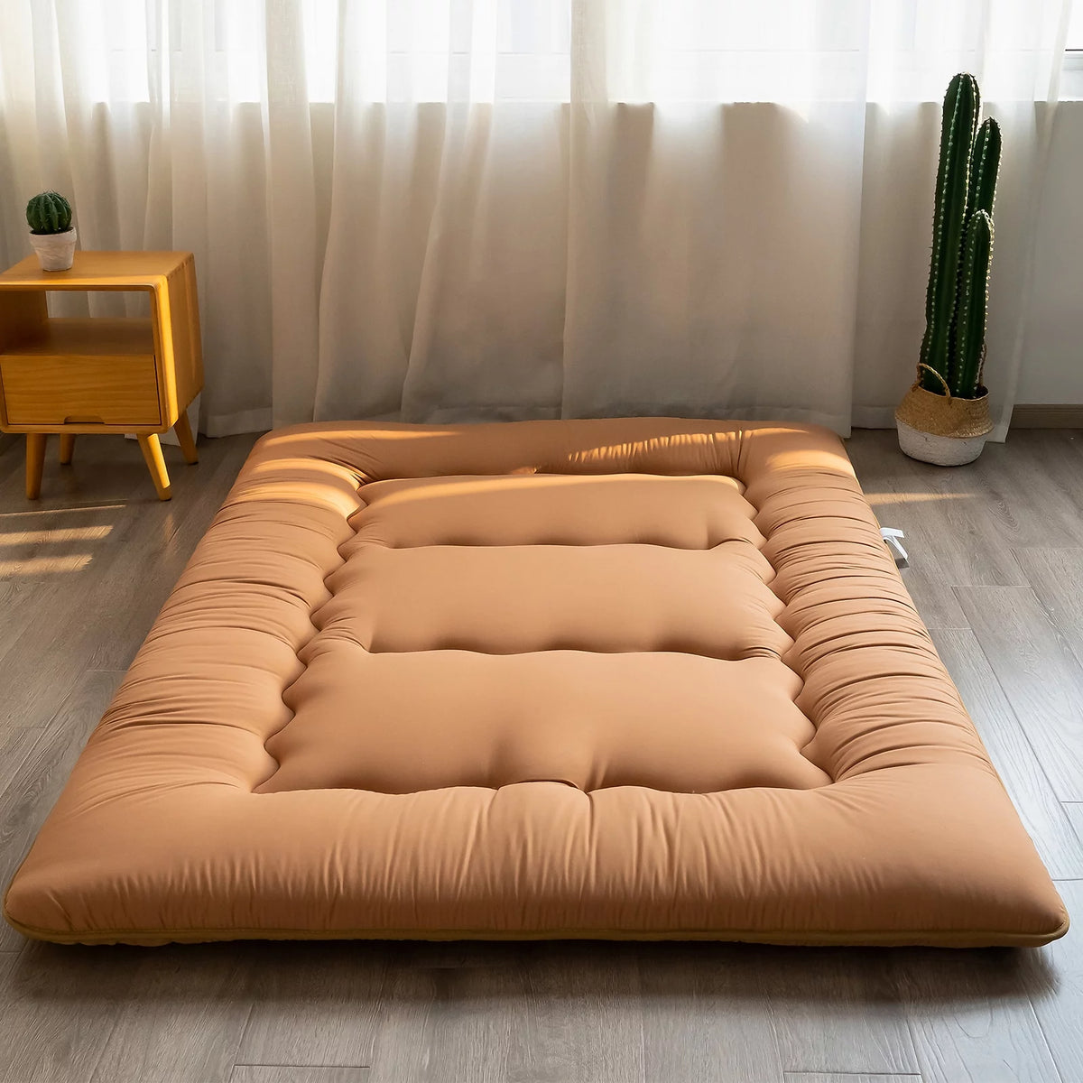 Black Twin Size Japanese Floor Mattress N25204