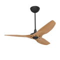 52 Ceiling Fan with Bamboo Blades and Black Finish D3895