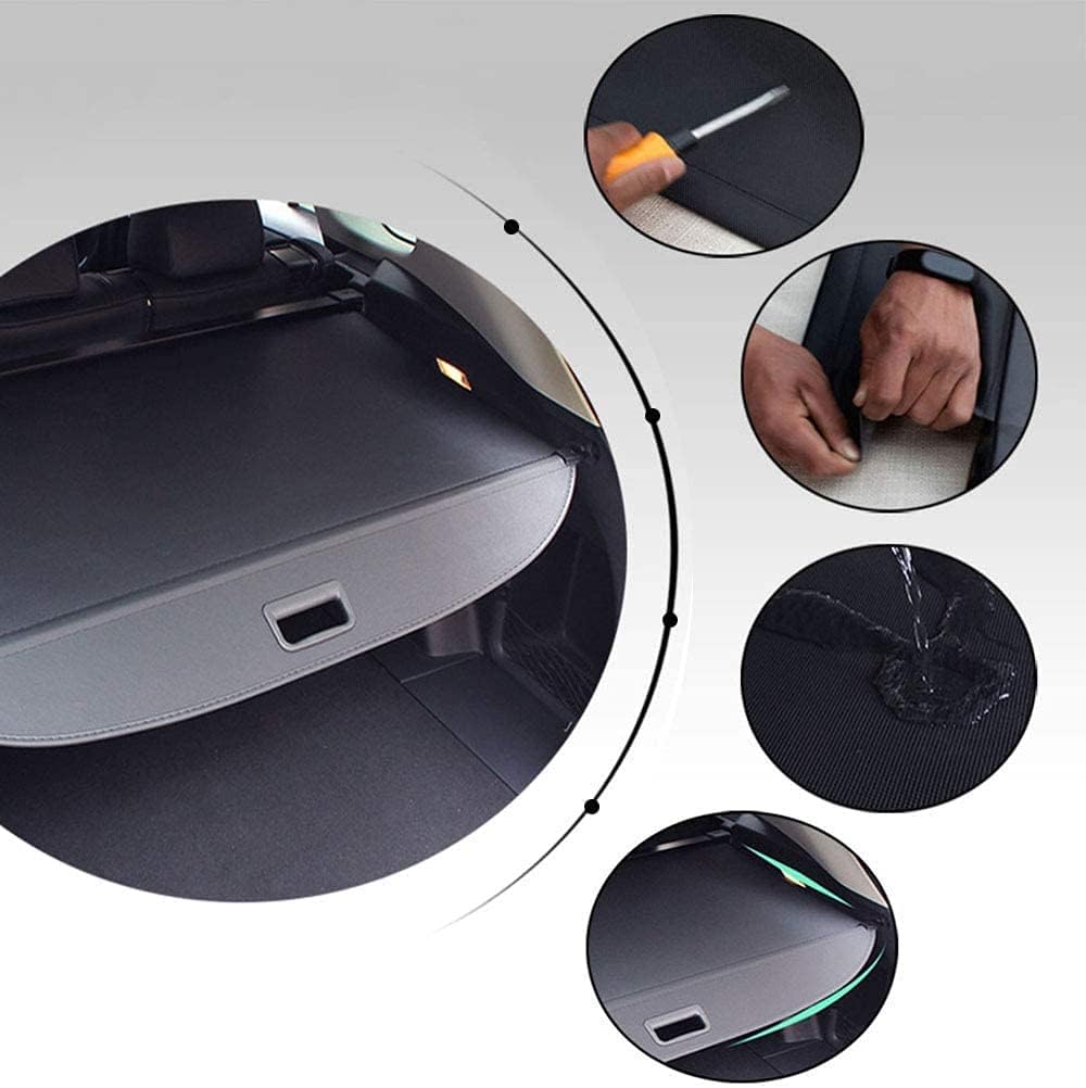 Black Retractable Cargo Cover G30275