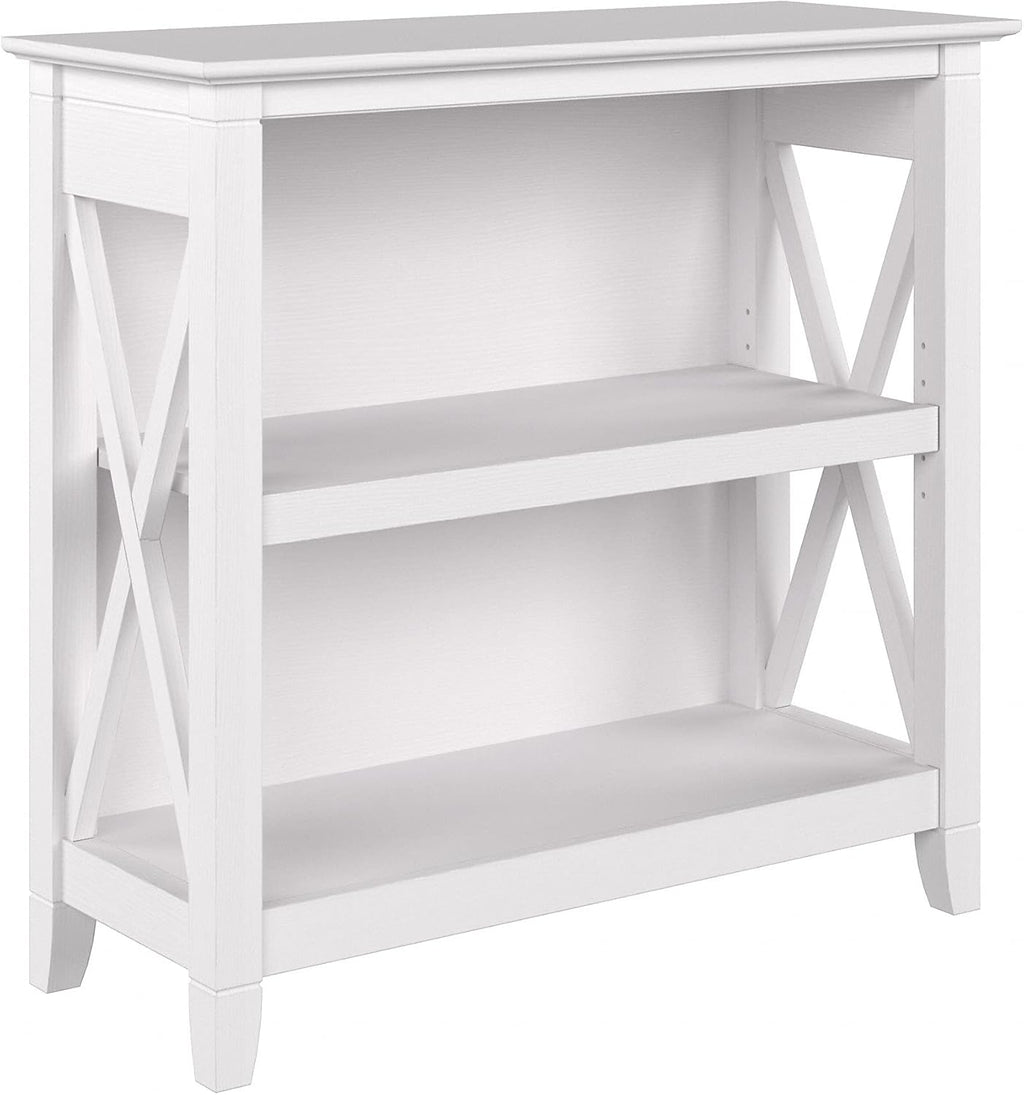 Pure White Oak 2 Shelf Bookcase V300997