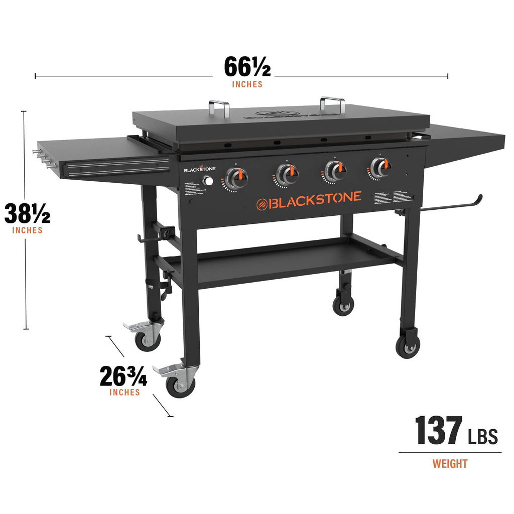 4-Burner 36 Propane Griddle with Hard Cover P791501