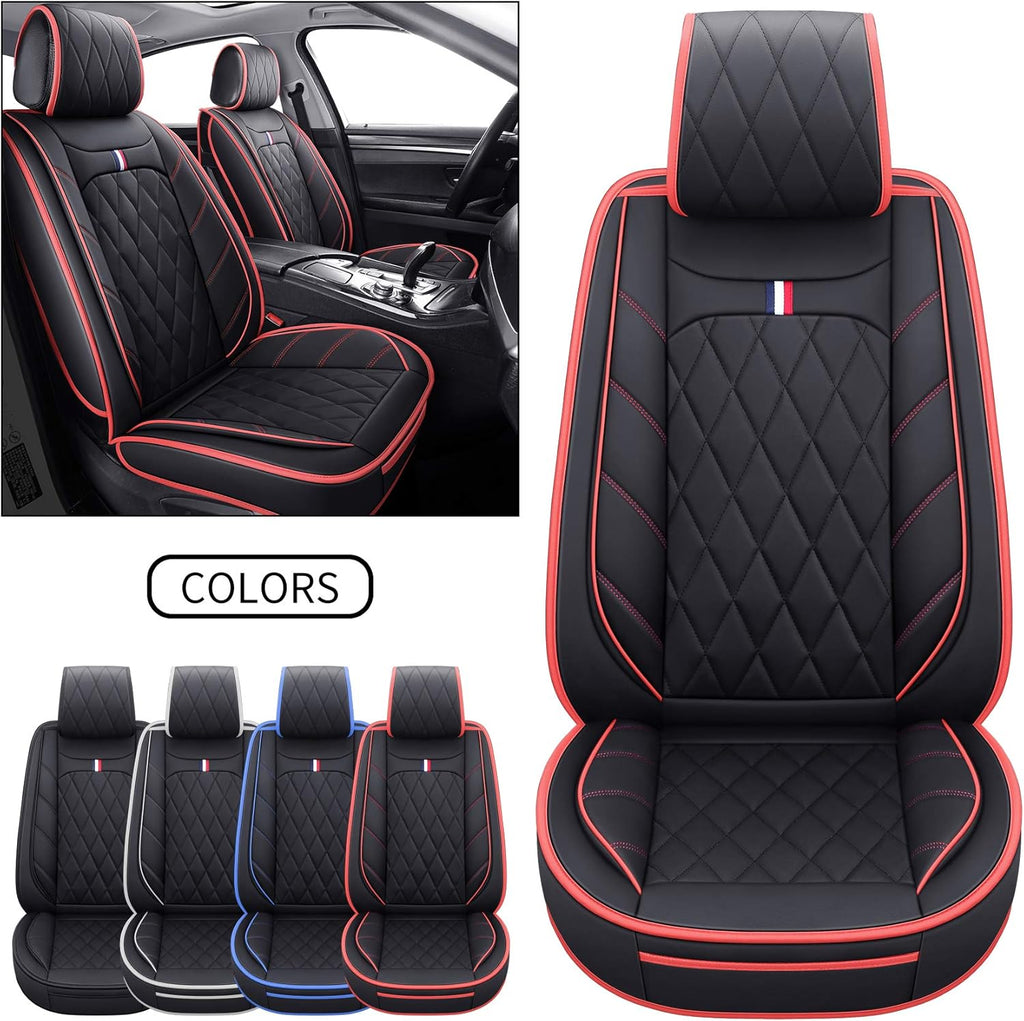 2 PCS Front Waterproof Leather Car Seat Covers A133410