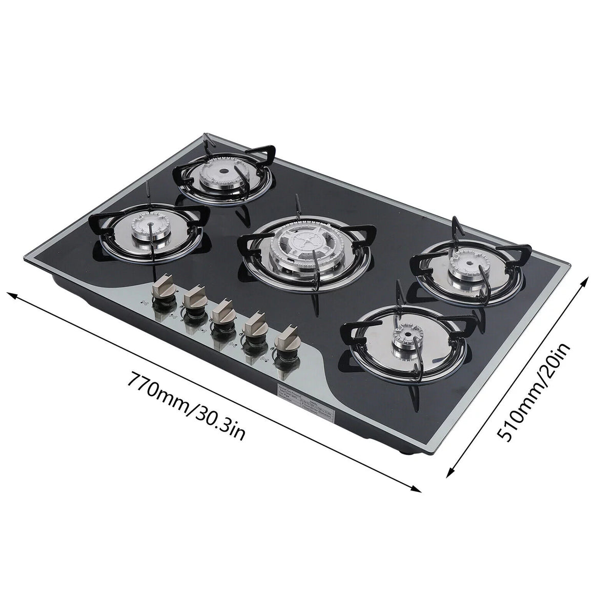 5 Burner Gas Cooktops J8985