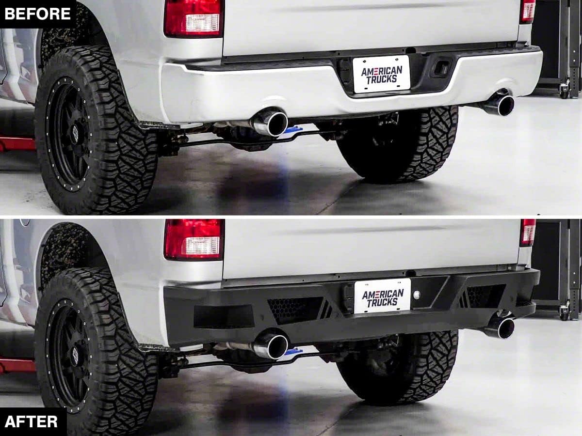 Textured Black Rear Bumper O308