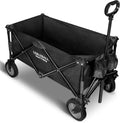Folding Wagon Cart with Storage Bags and Wheels, Navy Blue X325