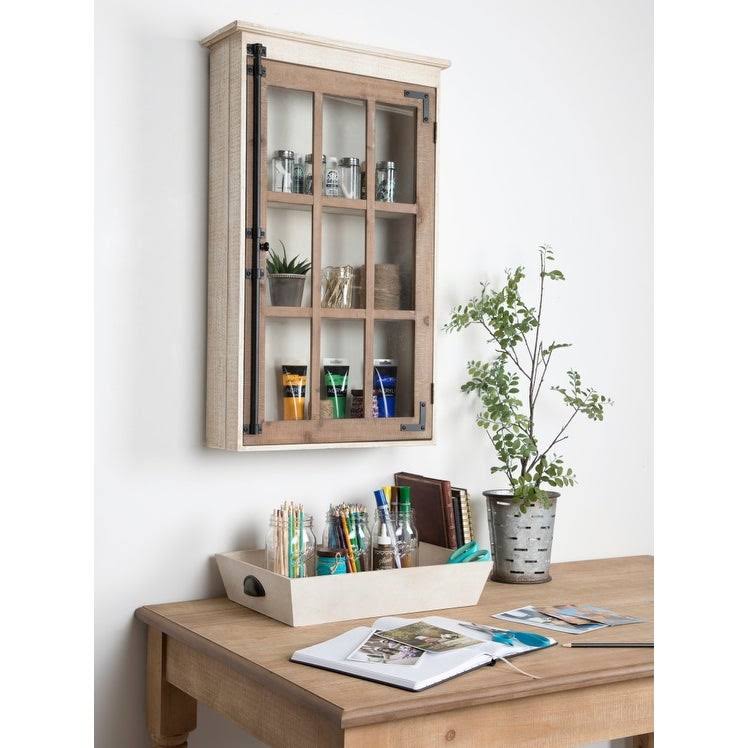 Brown Decorative Wood Wall Cabinet H7193