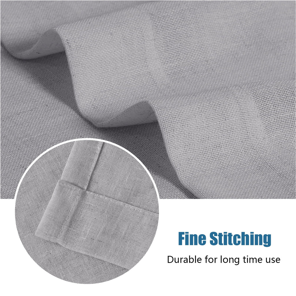 2 Panel Linen Textured Blackout Curtains 26 x 68 Inch Y766226