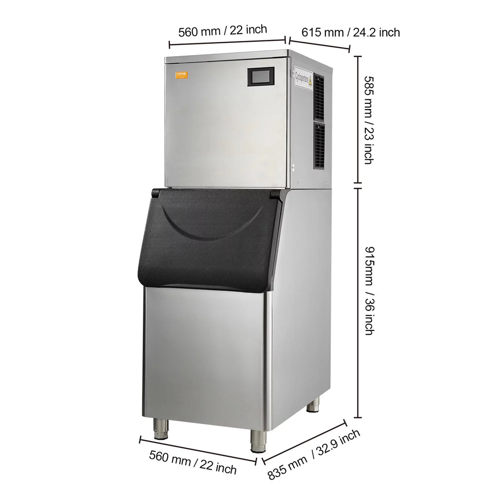 Commercial Ice Maker with Storage Bin L98862