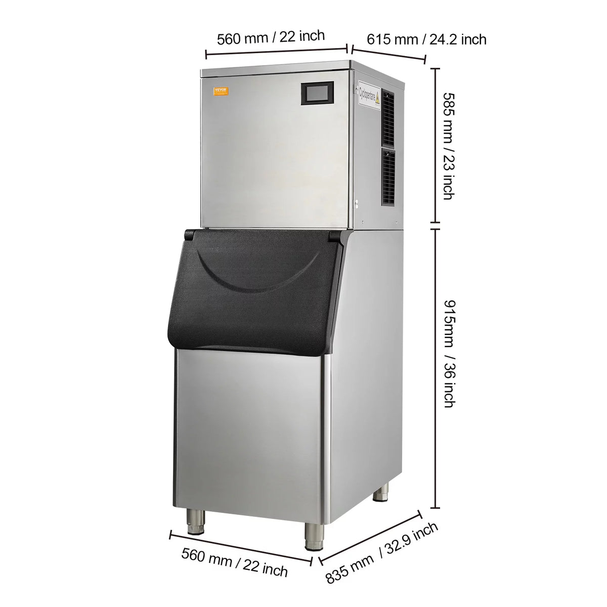 Commercial Ice Maker with Storage Bin L98862