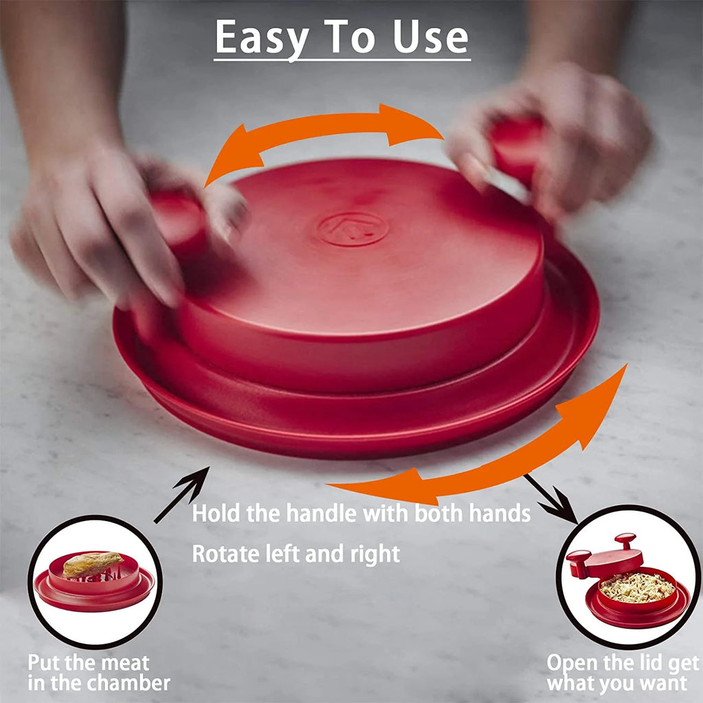 Chicken Shredder Tool with Handles and Non-Skid Base I6357