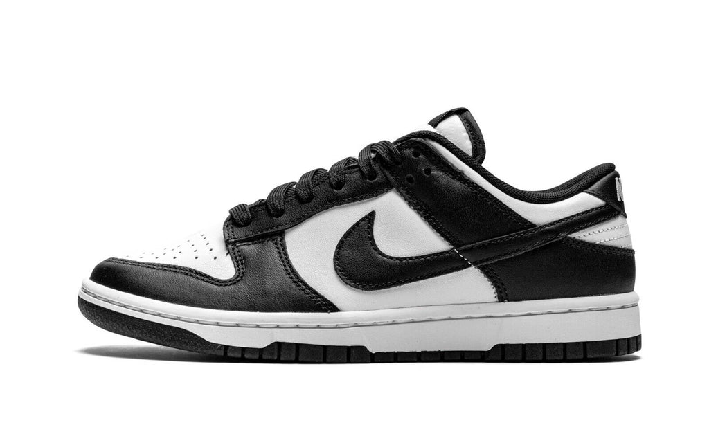 Black & White Leather Running Shoes Q964