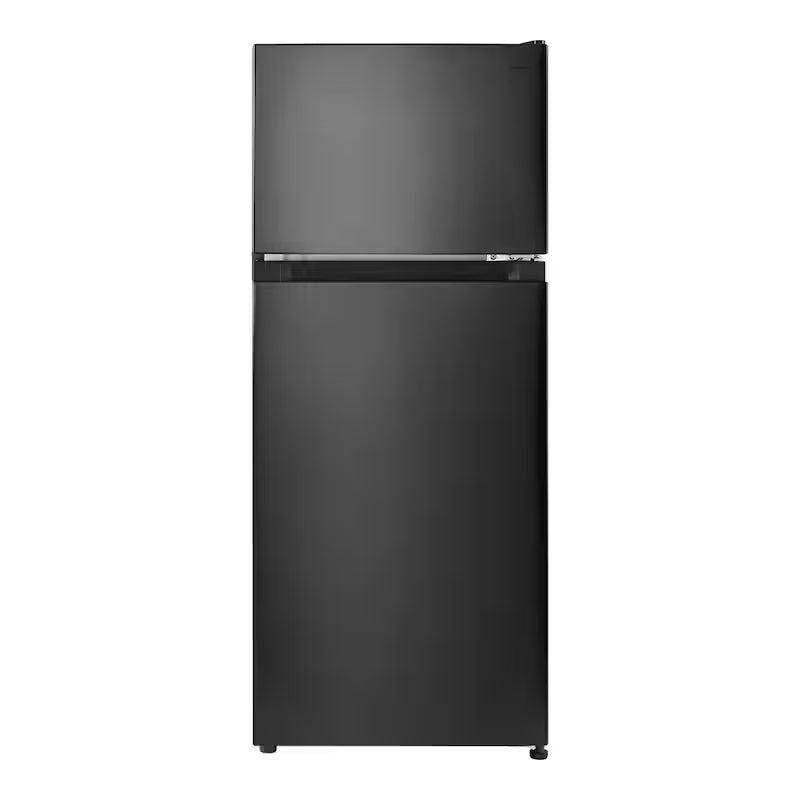 Black 4.5 cu. ft. 2-Door Mini Refrigerator with Freezer P4612