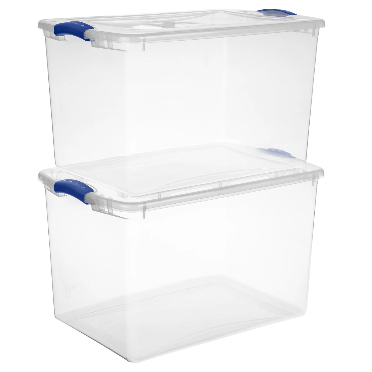 66 Quart Latch Box Plastic Set of 6 F5993