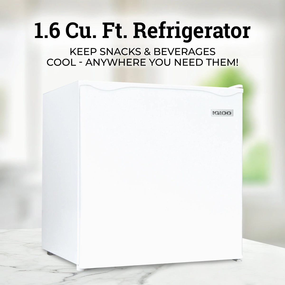 White 1.6 Cu.Ft. Refrigerator With Freezer X602