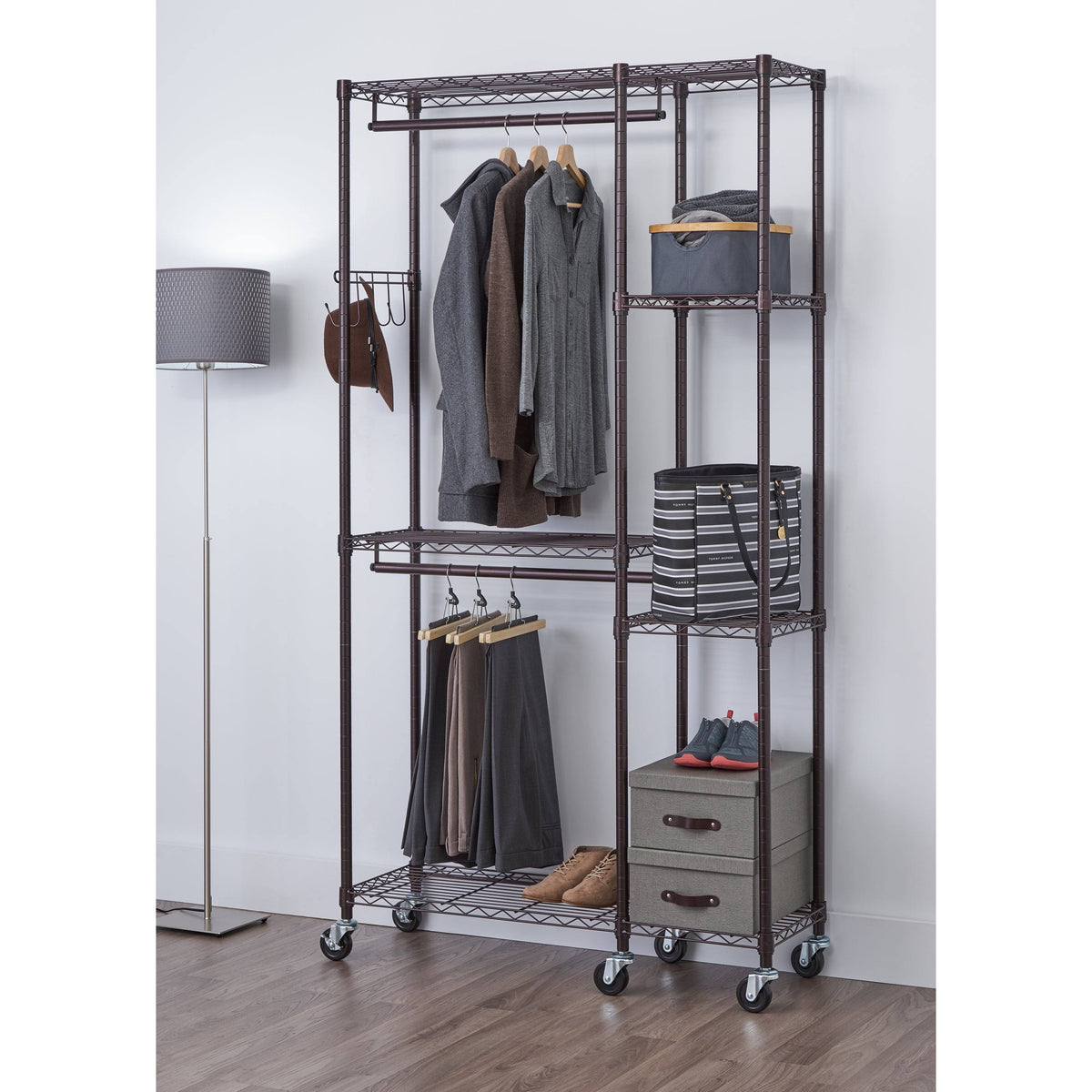 Chrome Mobile Closet Organizer Q602