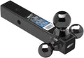 Tri Ball Mount Trailer Hitch with Black Powder Coat Z467
