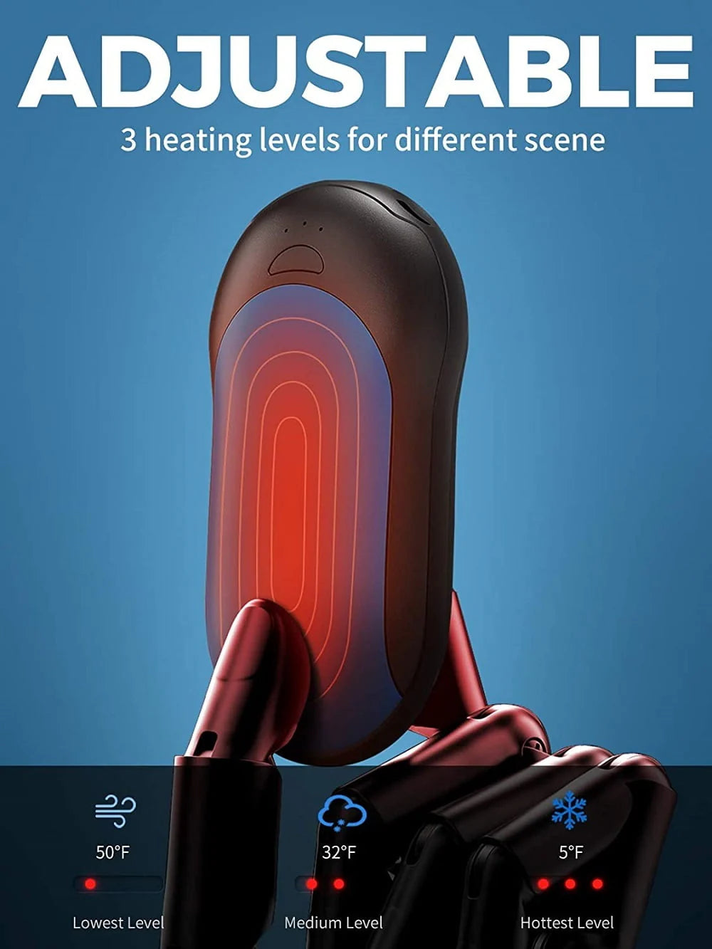 10000mAH Electric Rechargeable Hand Warmer G83022