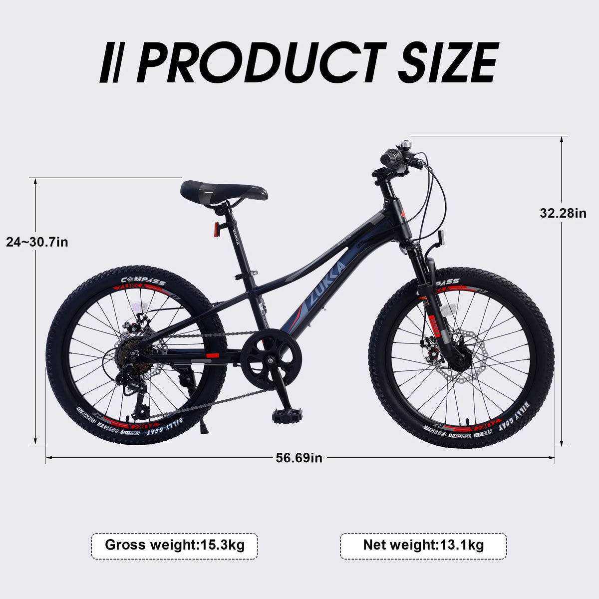 Green 7 Speed Mountain Bike Y5104
