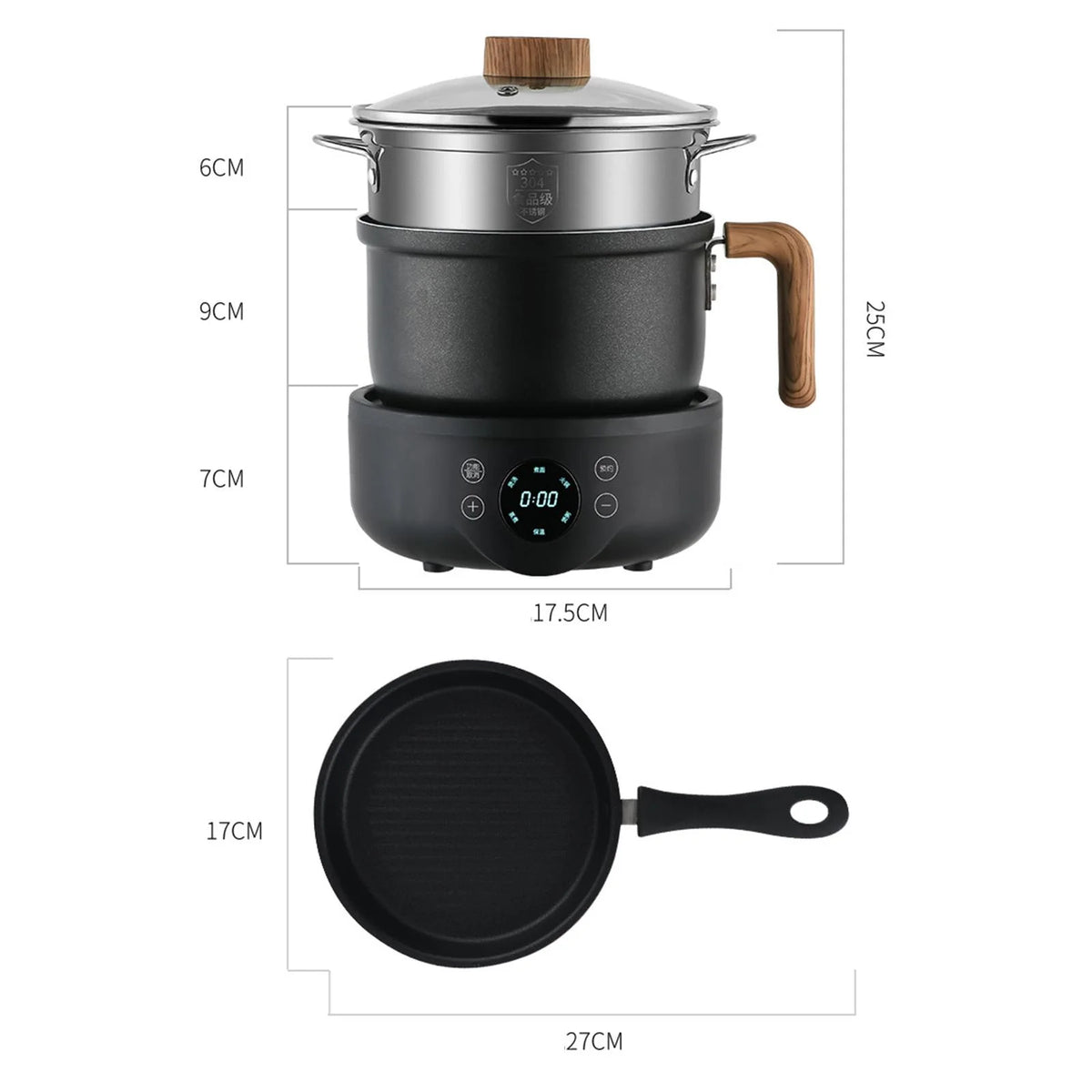 Nonstick Electric Cooker Warmer R31822