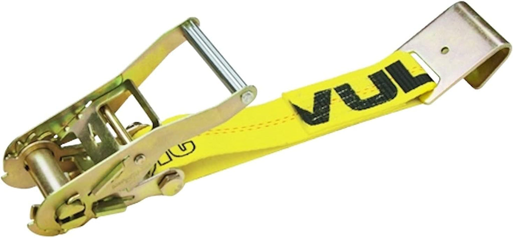 8 Pack 2 Inch x 27 Foot Ratchet Strap with Flat Hooks D98282