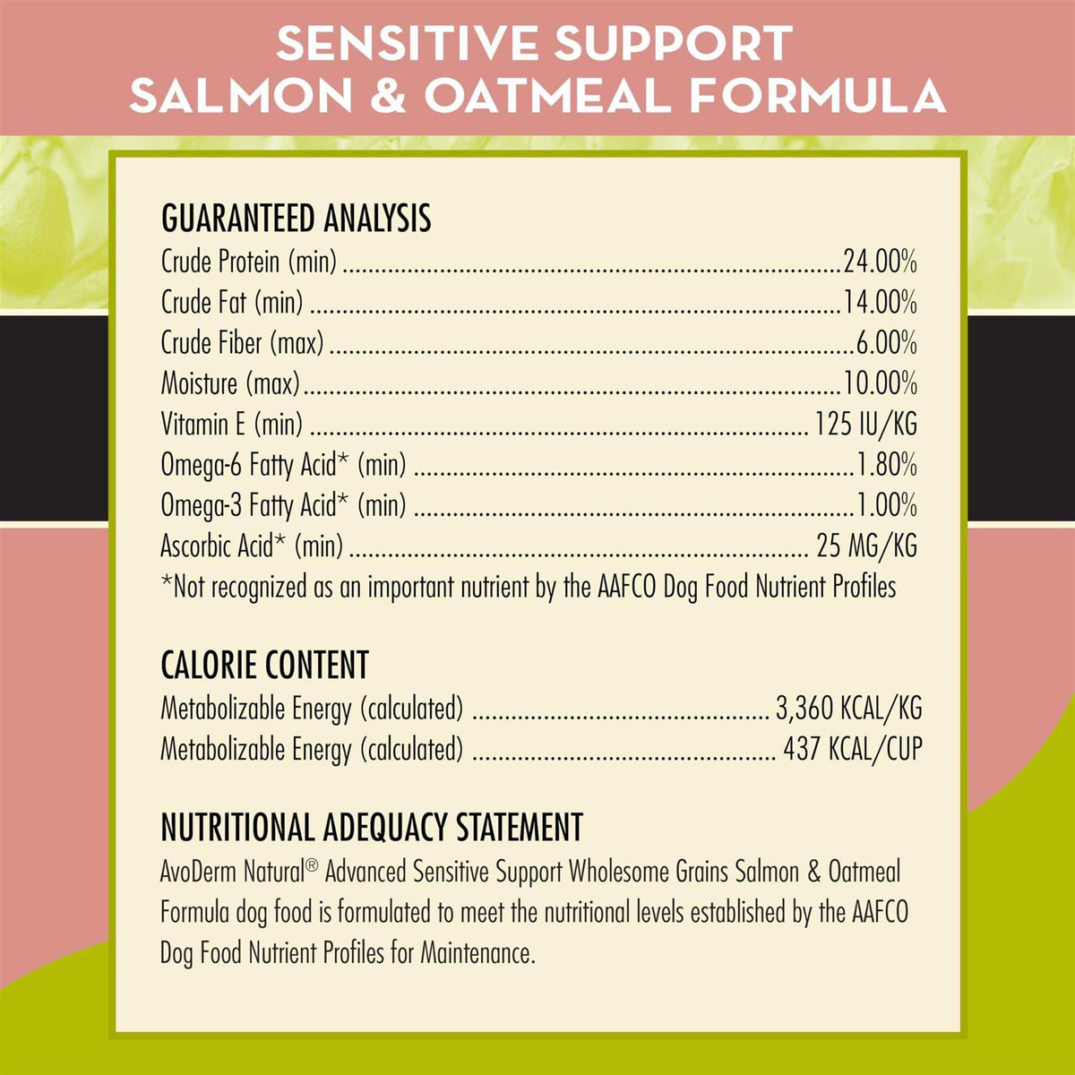Salmon & Oatmeal Formula Dry Dog Food M948434