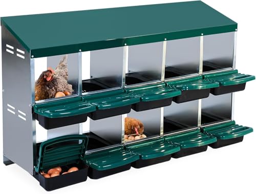 6 Holes Metal Chicken Nesting Boxes O43334