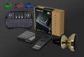 Wireless Keyboard + Magnetic Phone Car Mount E9082