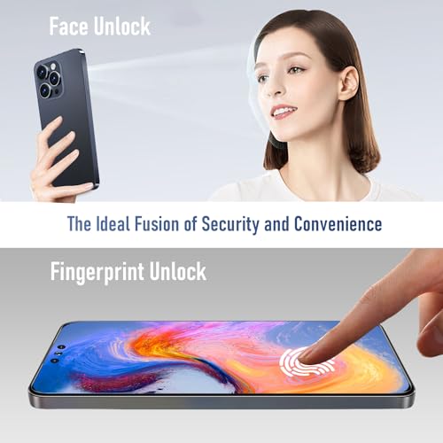 Unlocked Android Phone 8GB+256GB 6.7inch HD Screen 5G Dual SIM B607233