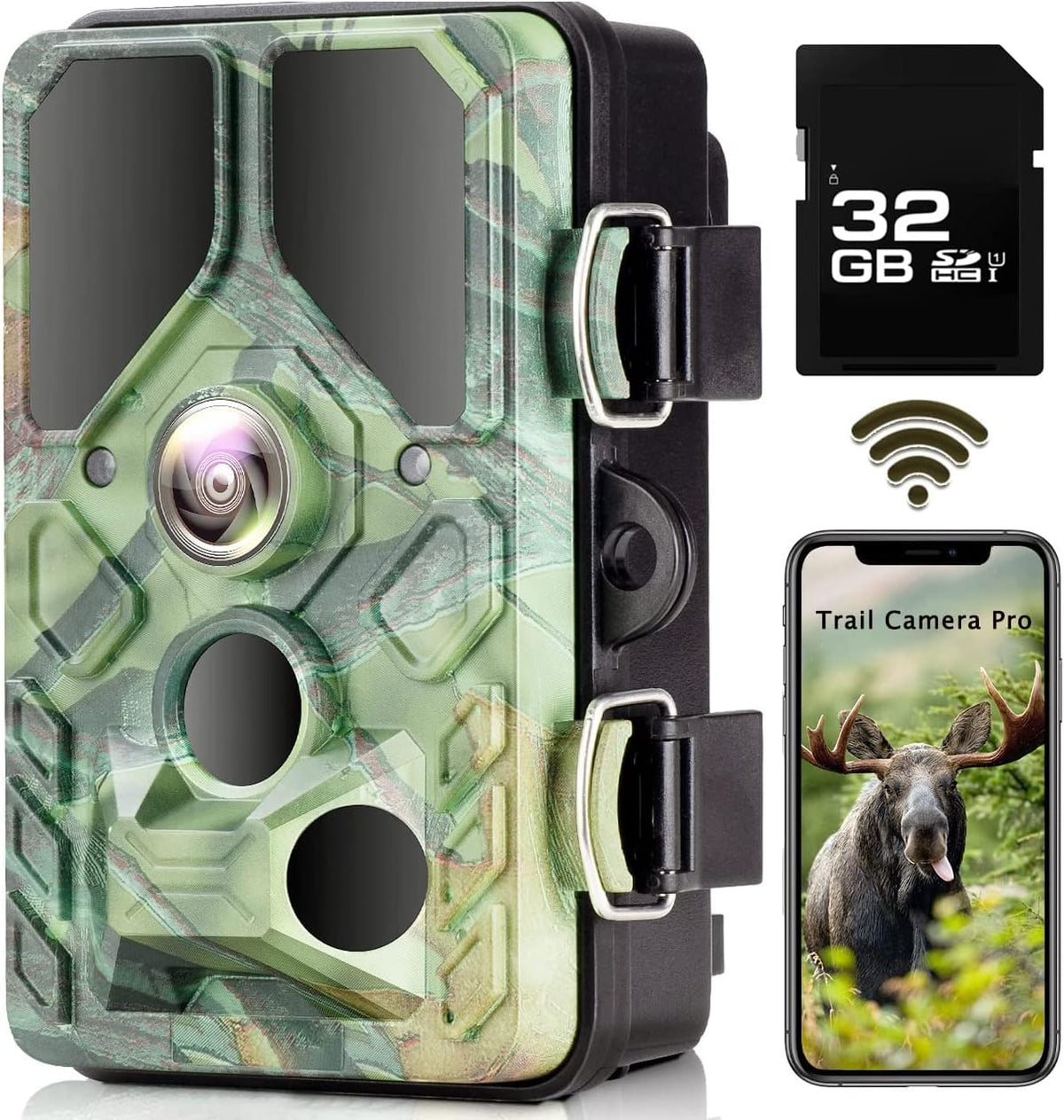 20MP 1296P Wildlife Camera with 32GB SD Card M881