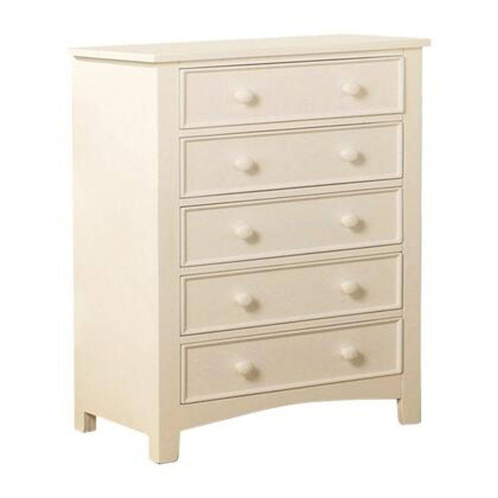 White 5 Drawer Wooden Chest H860433