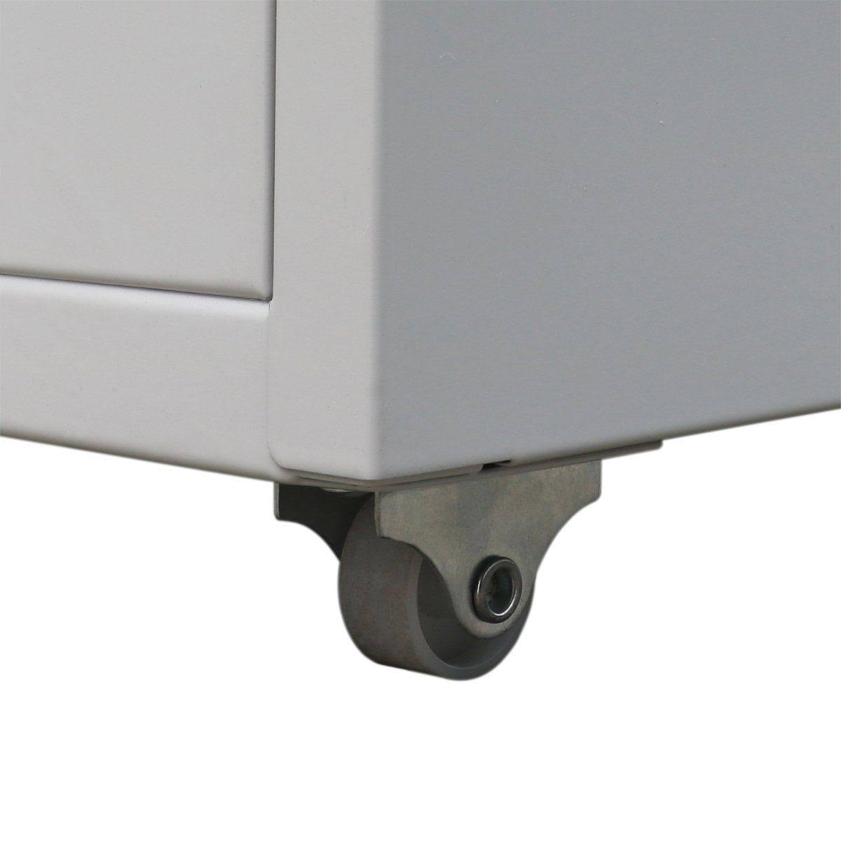 Metal Filing Cabinet with 5 Drawers Gray J55724