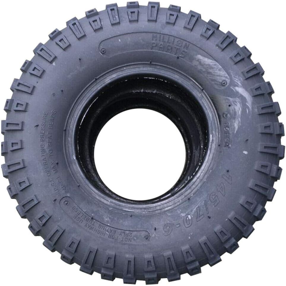 2pcs 145/70-6 ATV Sport Tires, 6-PLY Tubeless Pack of 2 Z880354