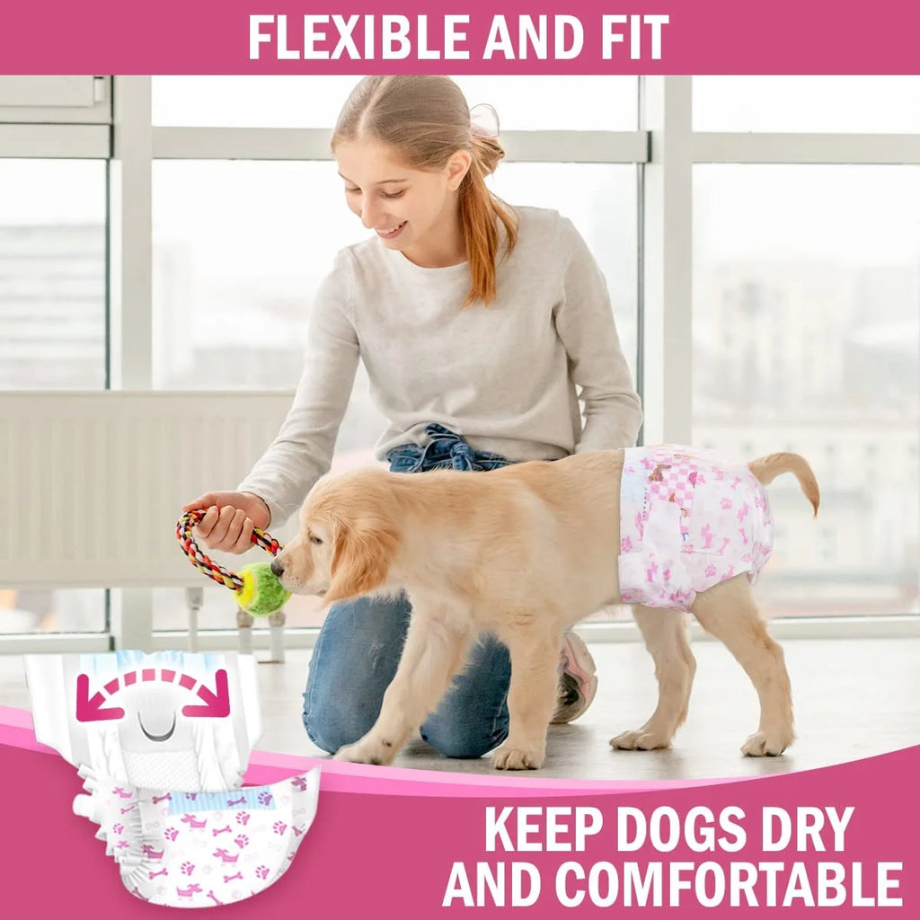 20pcs Super Absorbent Disposable Puppy Diapers O61930