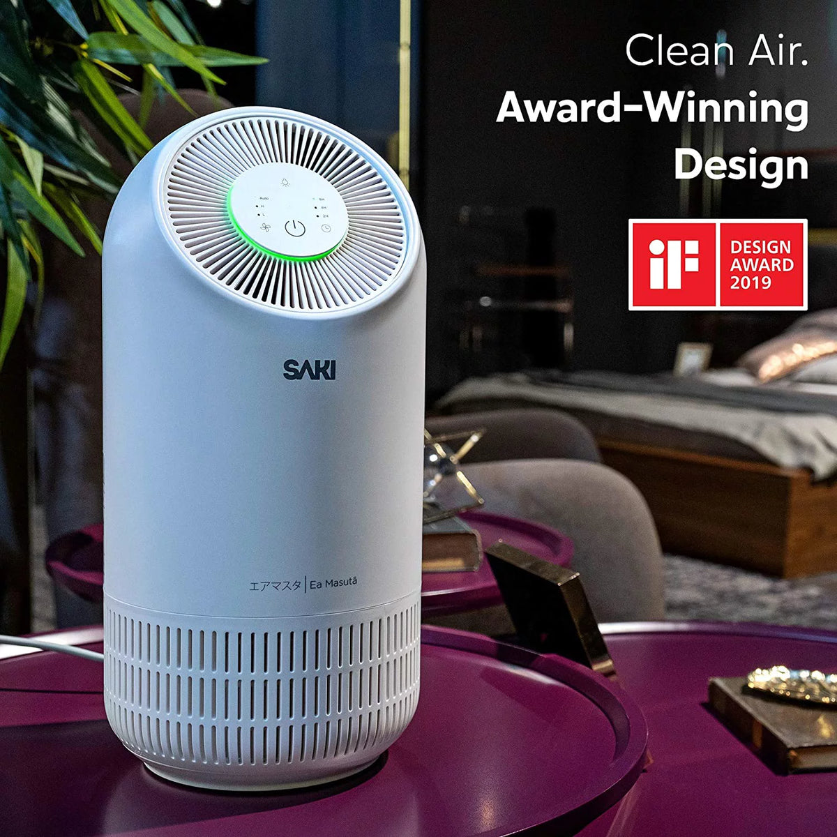 True HEPA H13 Filter Air Purifier with Smart Air Quality Monitor U542299