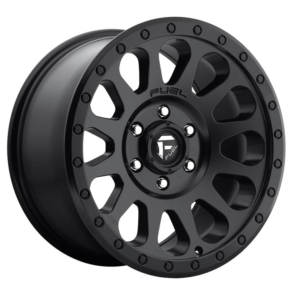 Matte Black 17x9 Fuel D579 Vector G21968