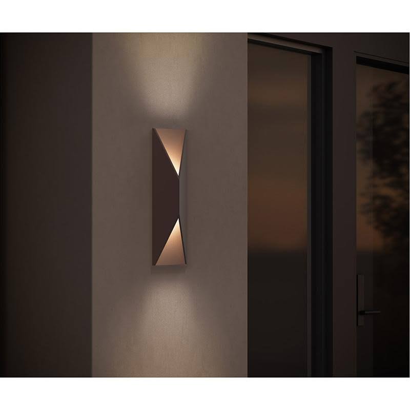 Textured Bronze LED Sconce I411392