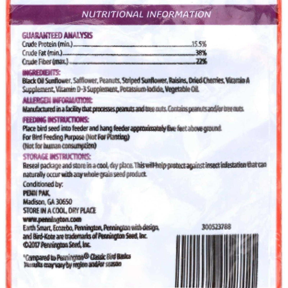 Songbird Blend Bird Seed X25385