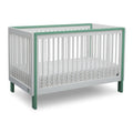 3-in-1 Convertible Crib Bianca White with Aqua R808813
