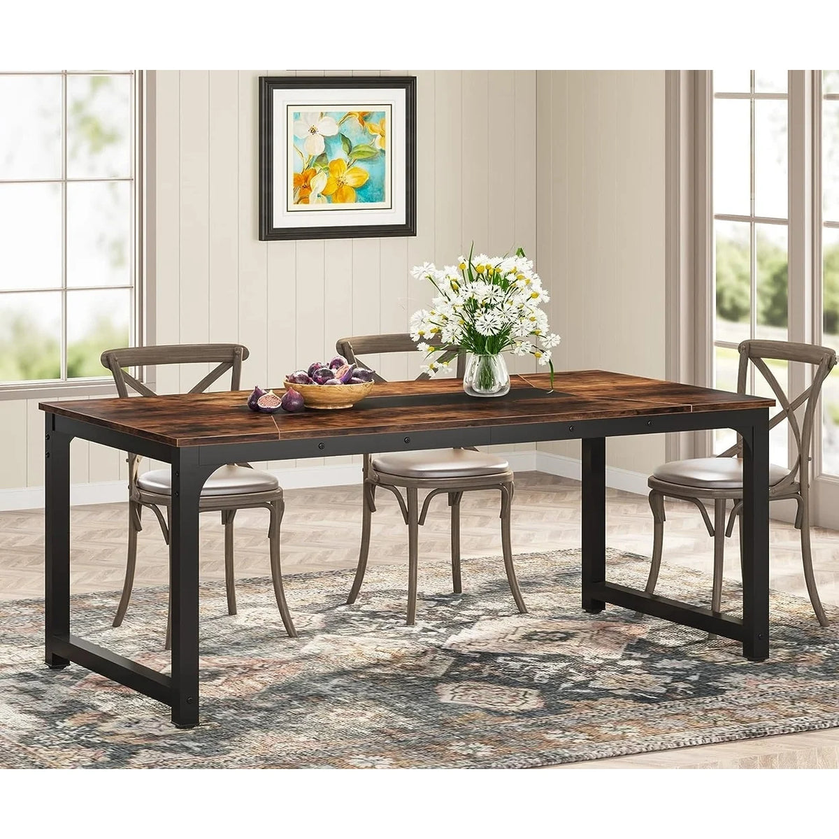 71"x35.4" Dining Table for 6-8 Person Y730779