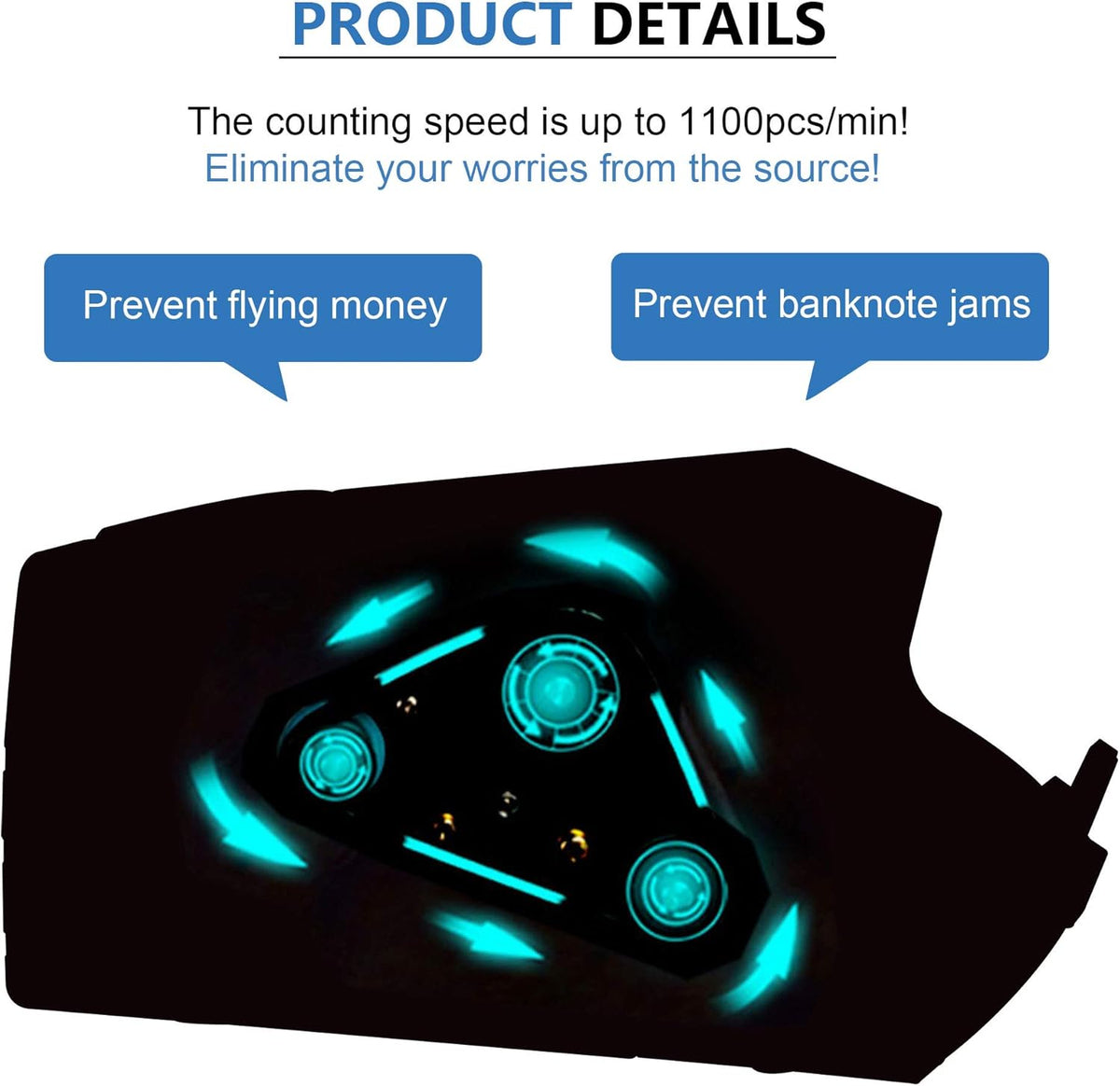 Money Counter with Counterfeit Detection V490769
