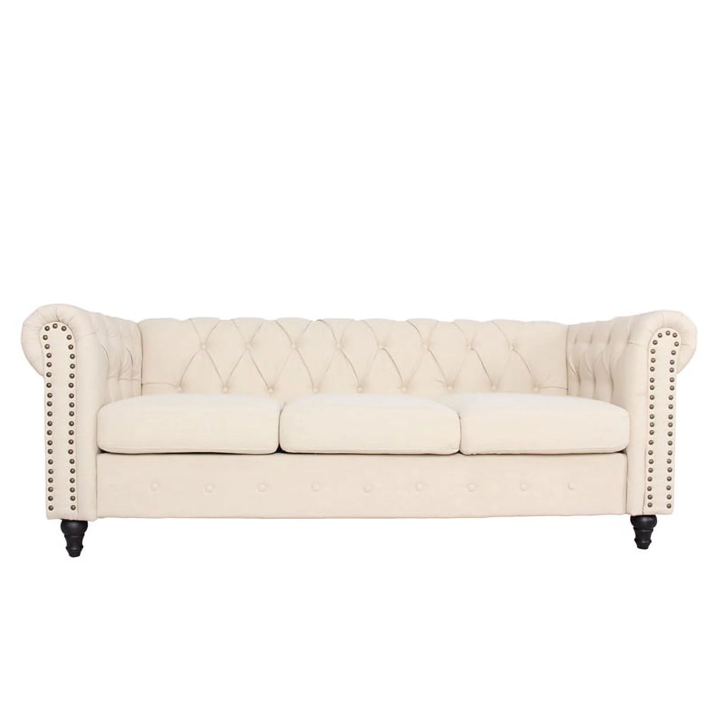 3 Piece Living Room Set with Sofa Loveseat and Accent Chair D139346